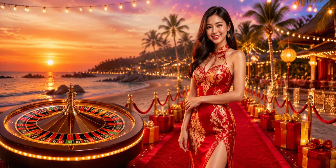 Người chơi Roulette tại bãi biển Phú Quốc trên thiết bị di động